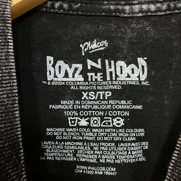 Boyz In The Hood Ice Cube Mineral Wash T-Shirt Extra Small - Picture 4 of 4